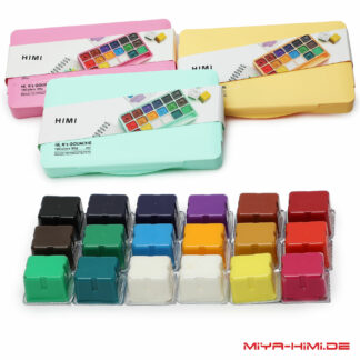 Himi 18 Gouache Set –  im innovativen Jelly-Cup-Design