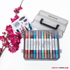 MIYA Acrylmarker – 48 brillante Farben in praktischer Box – Bild 3