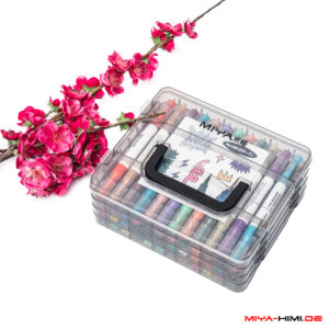 MIYA Acrylmarker – 48 brillante Farben in praktischer Box – Bild 5